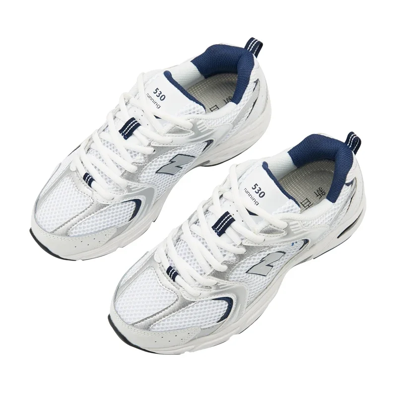 Scarpe da uomo e da donna con rete d'argento per aumentare l'altezza, scarpe jogging sportive, scarpe casual pap&agrave; retr&ograve;