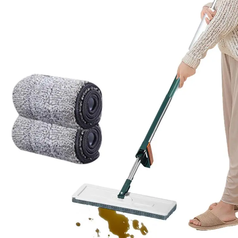 

Швабра с 2 насадками для мытья пола, из микрофибры