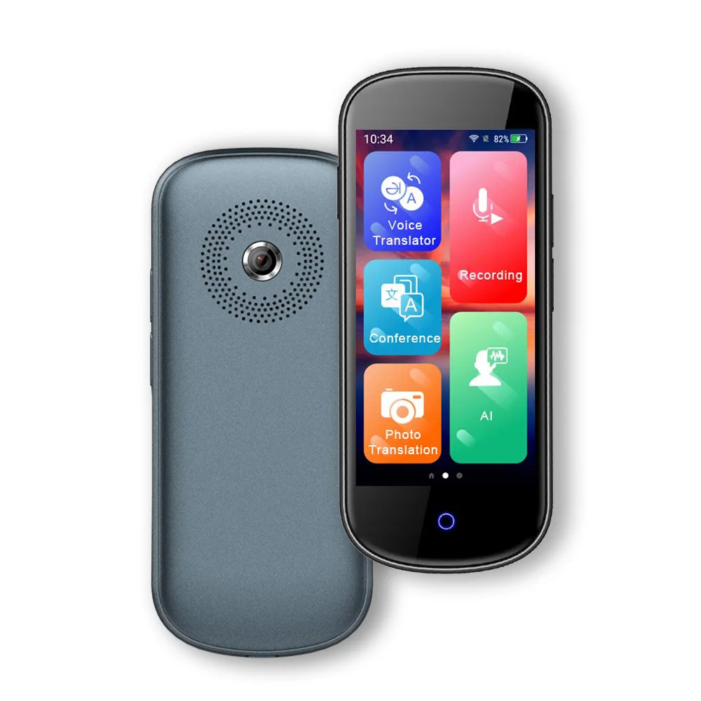 4G LTE Wifi Network 4 INCH V12 Translator Support MTK6739CPU RAM 1GB+ROM 8GB Android OS 7.1 Offline Translation IPS Screen voice translator language translator