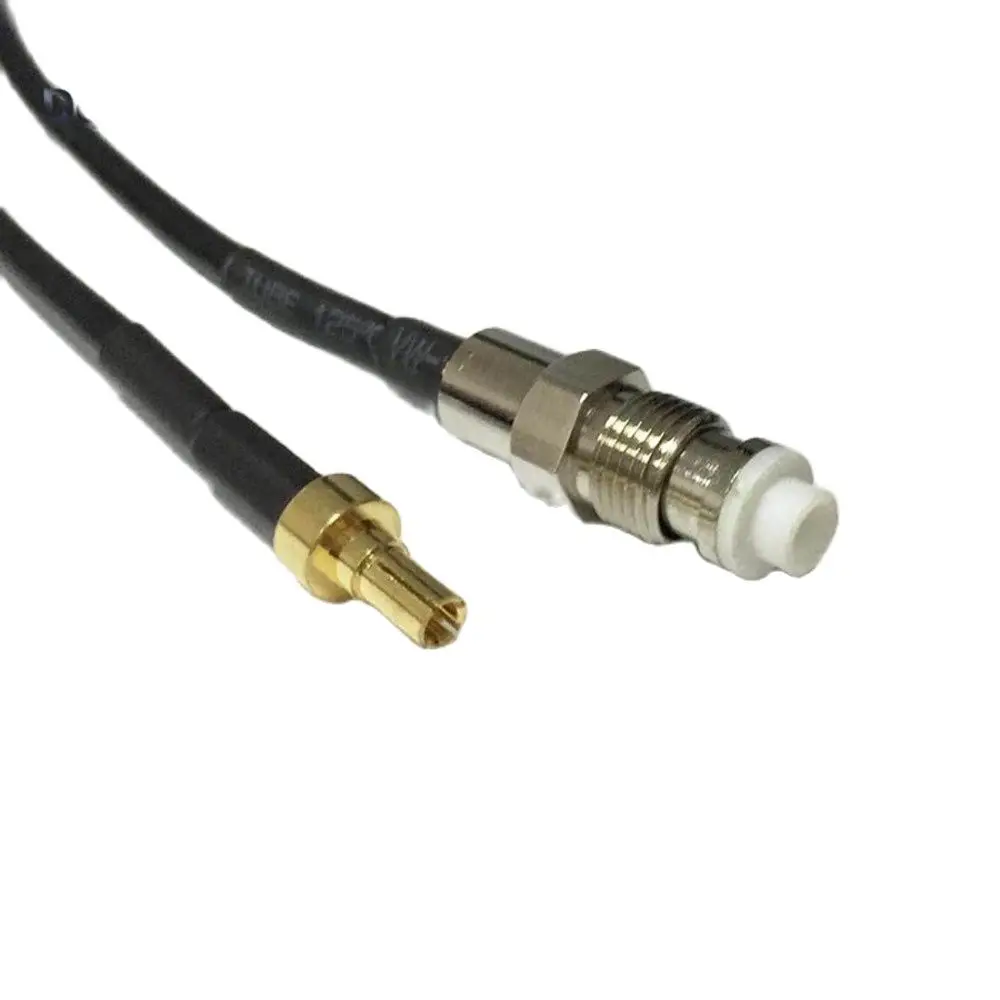 

1PC New FME Female Jack Switch CRC9 Male Straight/Right Angle RG174 Cable 20cm/30cm/50cm/100cm for 3G Modem Wholesale