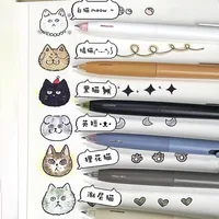 1/6pcs Zebra JJZ66 bLen Neutral Pen,limited edition for cats cute Quick Drying signing pen for homework exam kawaii stationery 2