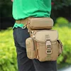 Tactical Drop Leg Bag Tool Fanny Thigh Pack Hunting Bag Waist Pack Motorcycle Riding Men  Molle Waist Packs 2