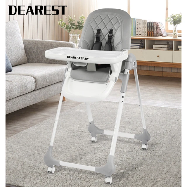 DEFLAST-Chaise haute pour enfants, multifonctionnelle, réglable, à une  touche, pliante, pour bébé - AliExpress
