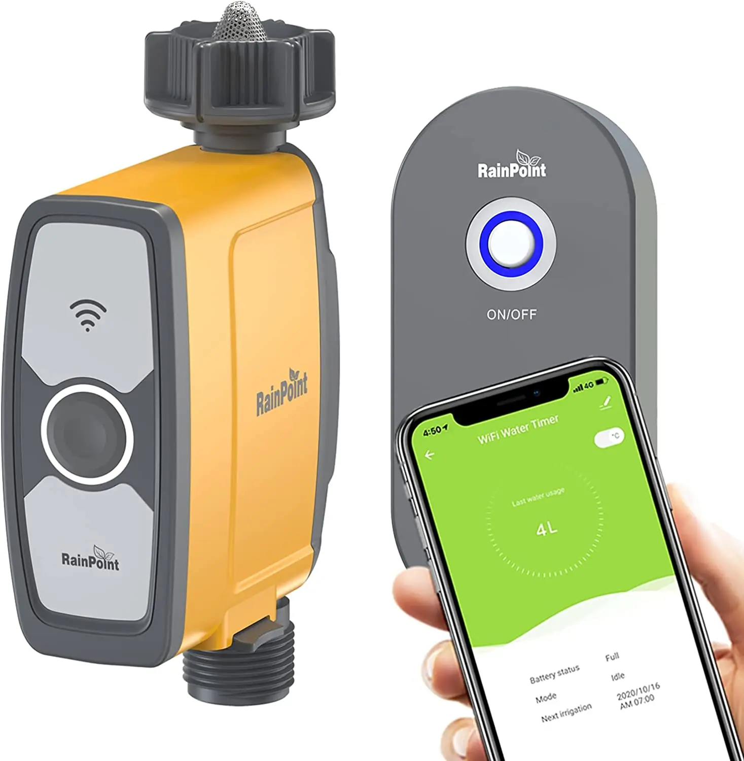 Timer Sprinkler Rainpoint Con Hub Wi-Fi Timer Di Irrigazione Intelligente Programmabile