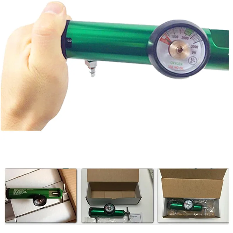 regulador de cilindro de regulador de cilindro de regulador de oxigênio faixa de fluxo