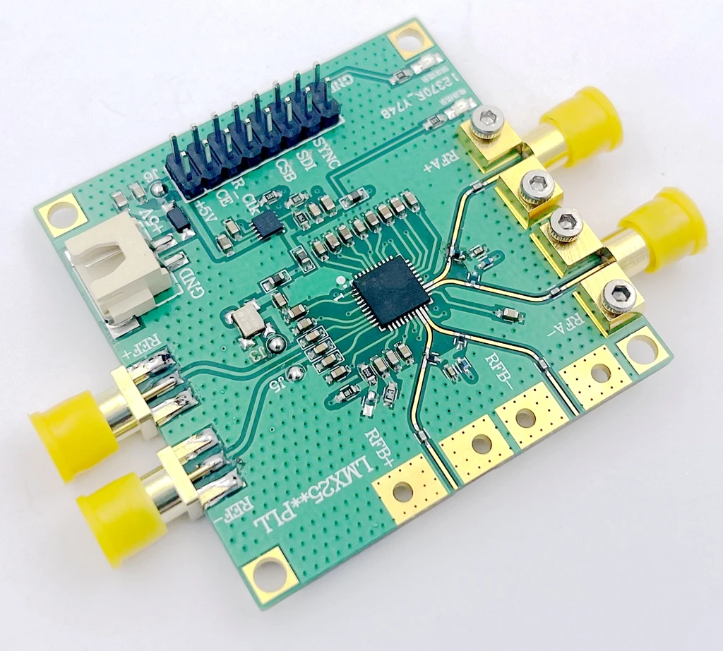 LMX2595 V3 10MHz-19GHz PLL Core Board High Frequency Phase Locked Loop SMA Female Connector