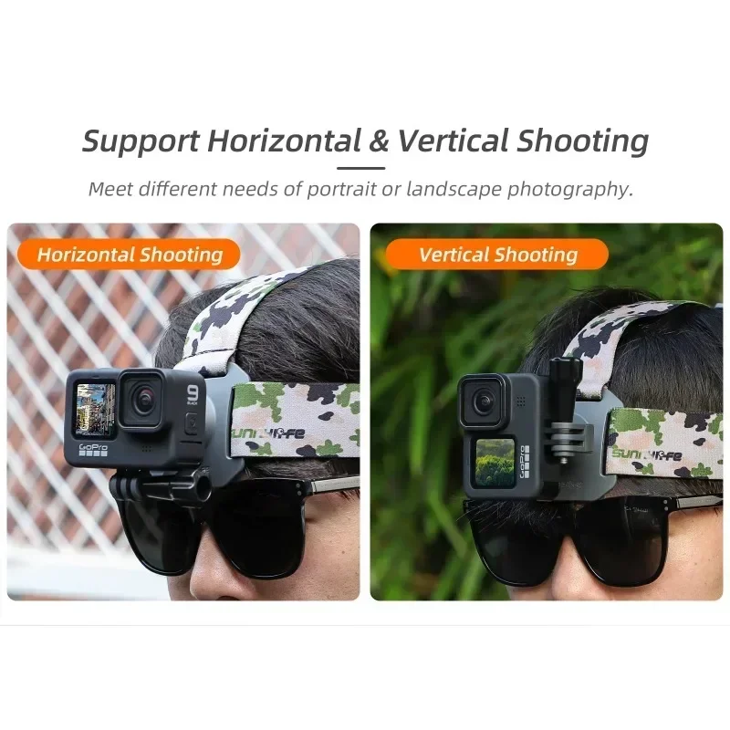Description Picture 4 of itemHead Strap Mount Headband For GoPro/Insta360 Go 3/X3/Action 3/Action 4 Buckle Holder Belt Action Cameras Accessories