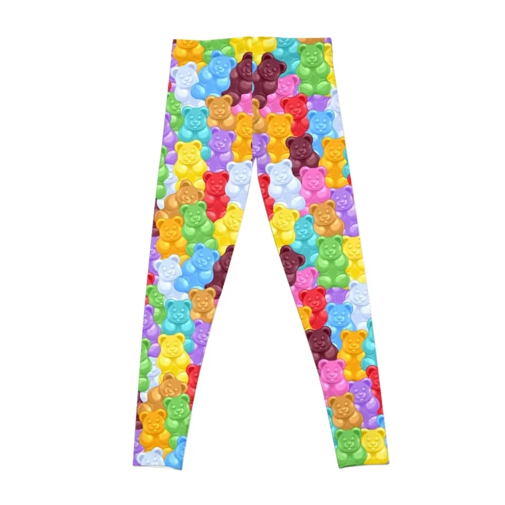 Rainbow Gummy Bears Leggings flared Sports pants for high waist push up fitness Womens Leggings