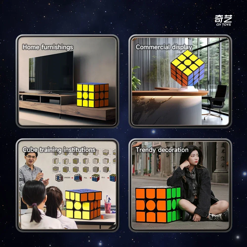 [CubeQuest]QiYi Warrior Plus Magnetic Max Box 18cm Super Big 3x3x3 Cube Magic Puzzle Cubo Magico Professional Educational Toy 5