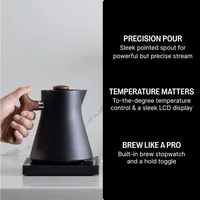 Fellow Corvo EKG Electric Tea Kettle - Electric Pour Over Coffee and Tea Pot-Quick Heating Electric Kettles-Temperature Control 2