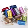 100g/Roll 3mm Width Flat Summer Ice Mercerized Twine Yarns For Knitting And Crochet Seat Cushion Sun Hat Etc. BDX 1