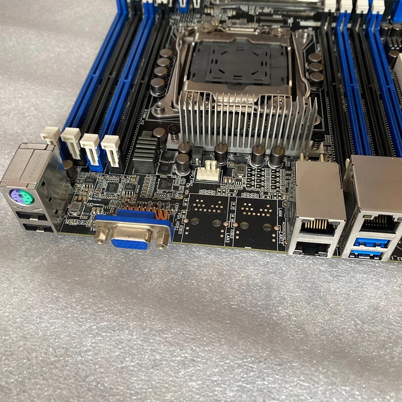 ASUS 듀얼 소켓 서버 마더보드용 Z10PE-D16 인텔 C612 소켓 2011 지원 제온 E5-2600 V3 시리즈 100% 테스트 완료 빠른 배송