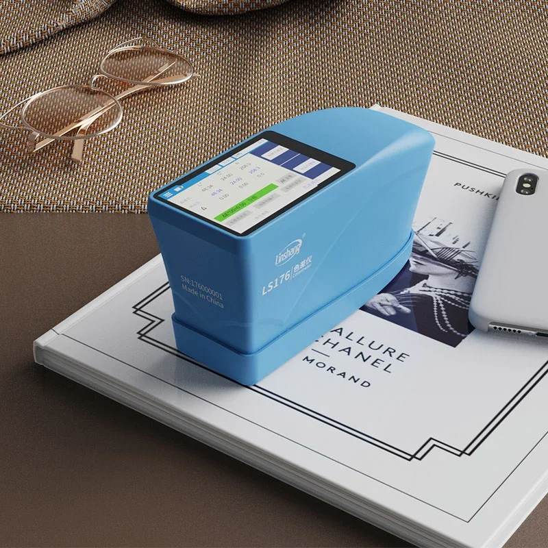 Linshang LS176B Colorimeter Colour Spectrophotometer with Pantone NCS RAL Color Cards Spectral Reflectance Curve