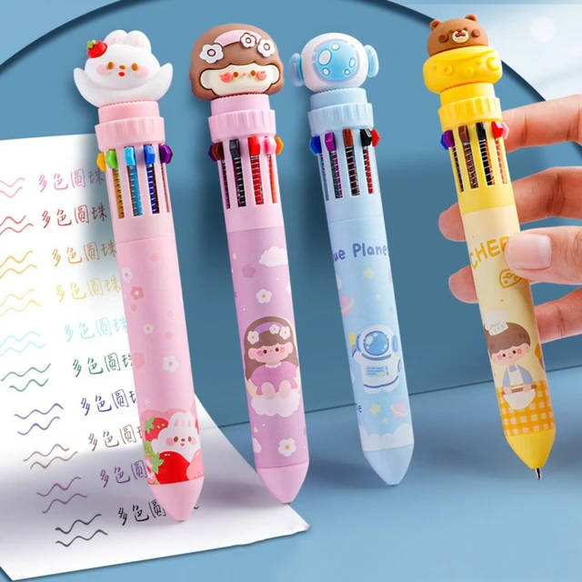 1Pc penna a sfera creativa multicolore per ufficio scuola per