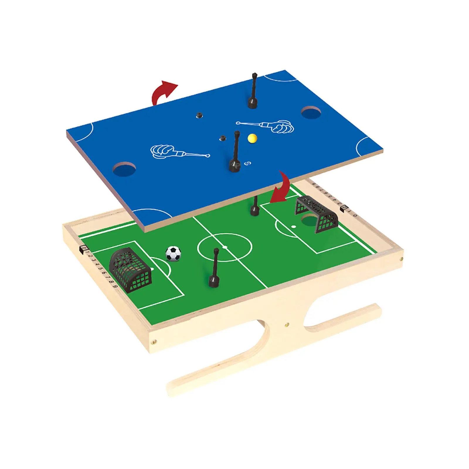 Magnetic Ball Tabletop Board Game Tabletop Football Soccer Pinball Game for Children Entertainment Kids Adults Family Game