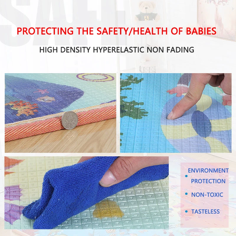 Baby Play Mat 200x180cm EPE EVA foam