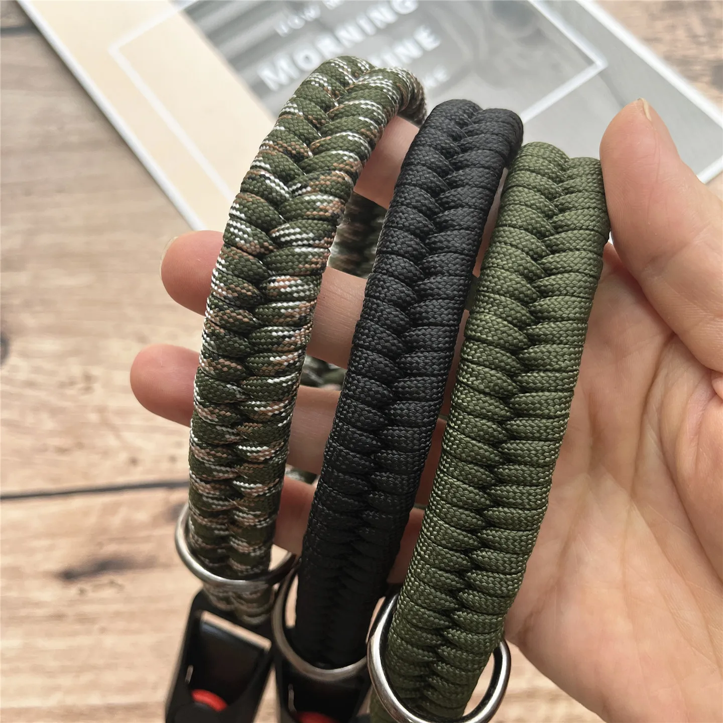 Handmade Portable Camera and Phone Wrist Strap with Anti-Lost Keychain Functionality
