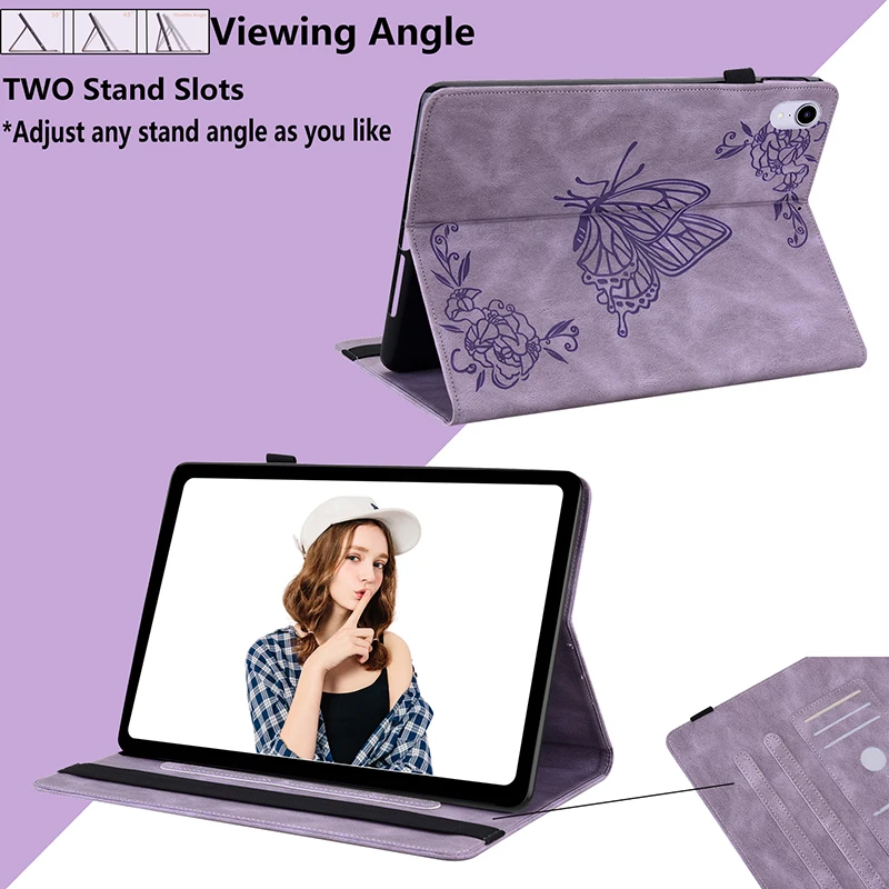 Premium PU Leather Stand Cover for Tablets - Stylish and Durable Protection in Multiple Sizes
