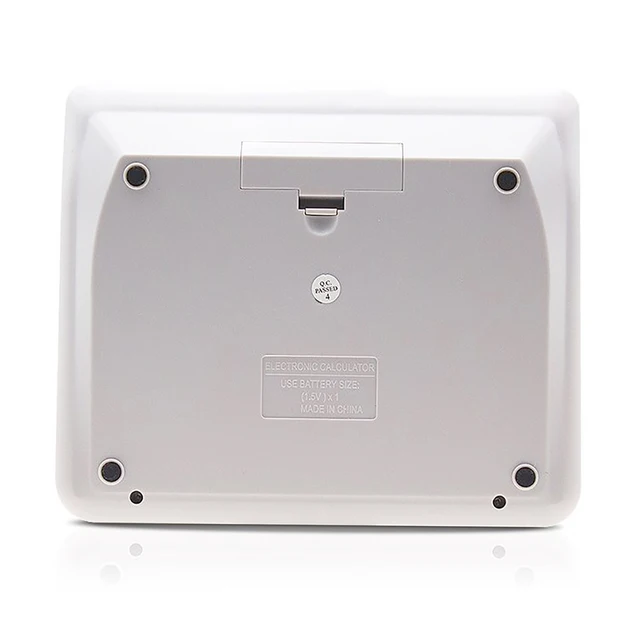 Electronic Calculator Counter Solar & Battery Power 12 Digit Display Big Button for Business Office School Calculating 3