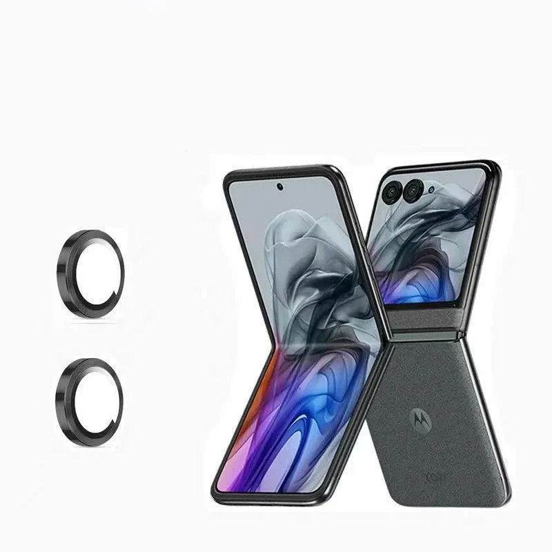 Premium Rear Alloy Camera Protector with 9H Glass & Metal Lens Frame Ring