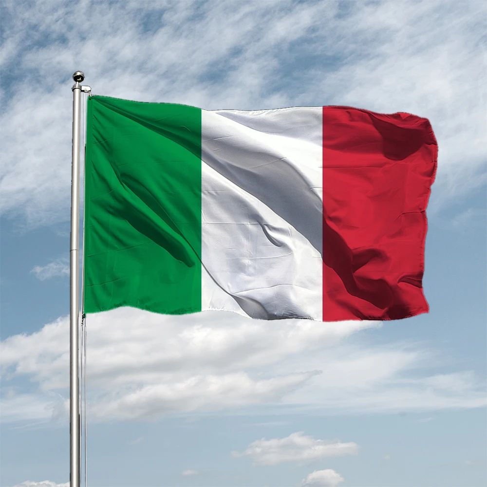 It Ita Italia Italia Flag 90X150Cm Hanging Green White Red Bandiere Nazionali Italiane Poliestere Uv Fade Resistant Italiana Banner
