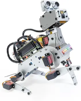 AI Robot Dog Kit for Raspberry Pi with Voice, Video Recognition, App Control, Python Programming 1