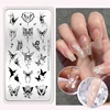 BORN PRETTY 10ml Stamping Mixing Oil Painting Gel Stamping Polish Powder Mixing And Apply Nail Powder Stamping Plate 6