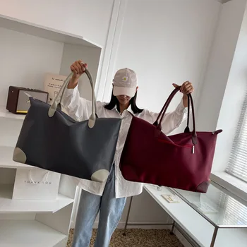 Borse Tote di marca per le donne borsa di stoffa Oxford di alta qualità borsone da viaggio per il fine settimana borsa da viaggio impermeabile di grande capacità bolsos