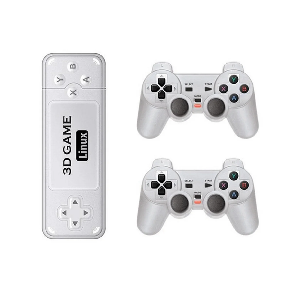 

Y6 Game Console Home Video 4K HD Game Stick 2.4G Wireless Dual Player Controller Video Game Media Player-64G