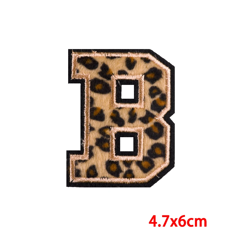 Leopard Print Iron On Patch Letters A-Z for Sale in Bonaire, GA