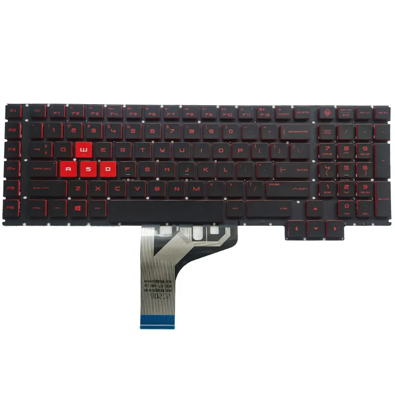 Teclado Retroiluminado dos Eua para hp Omen 17-an 17-an000 17-an013tx 17-an010ca 17-an020ca Layout em Inglês Nsk-xh0ln Novo - Imagem 4