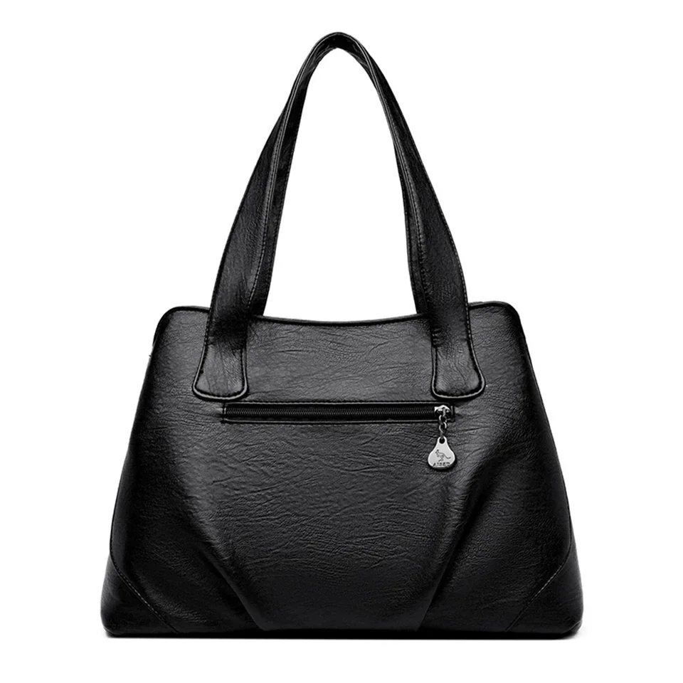 Shoulder Bag Leather Handbag Women Handbags 3 Layers Shoulder Crossbody