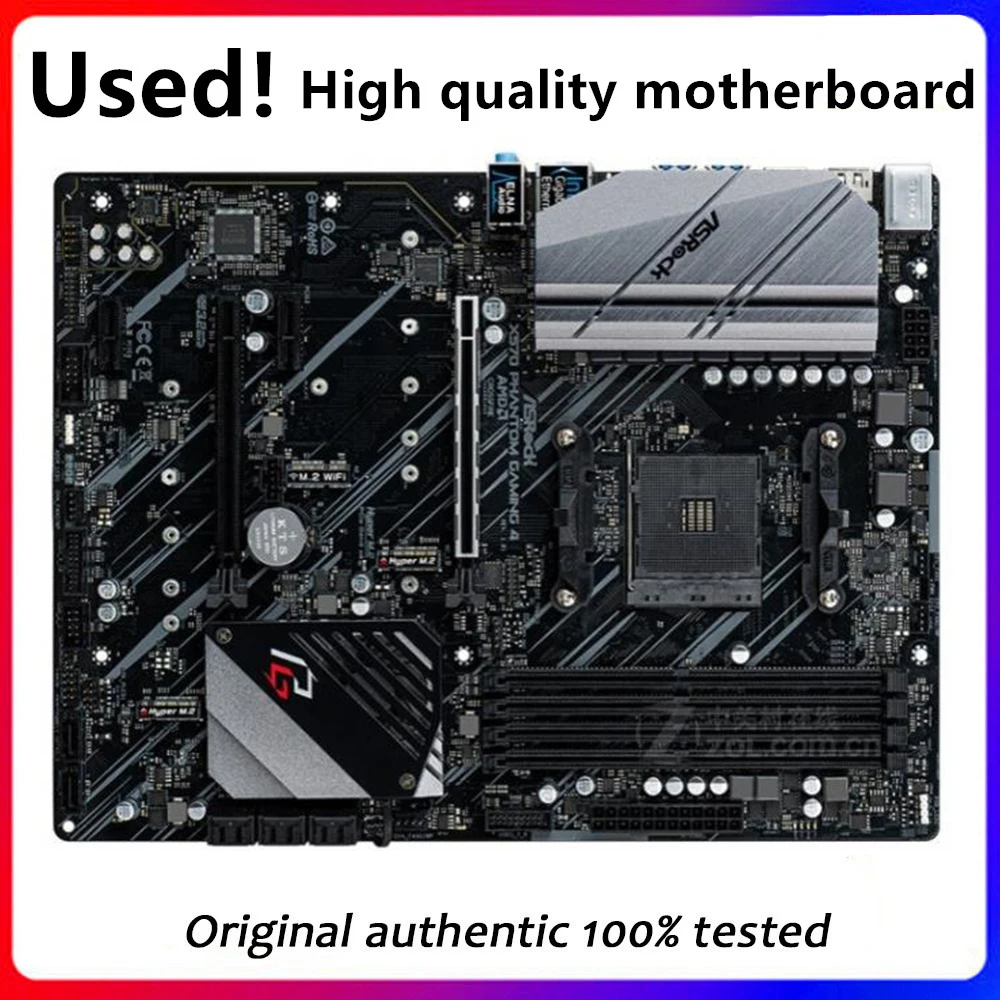 Per Asrock X570 Phantom Gaming 4 Presa Per Scheda Madre Am4 Ddr4 Per Scheda Madre Usata Desktop Originale Amd X570