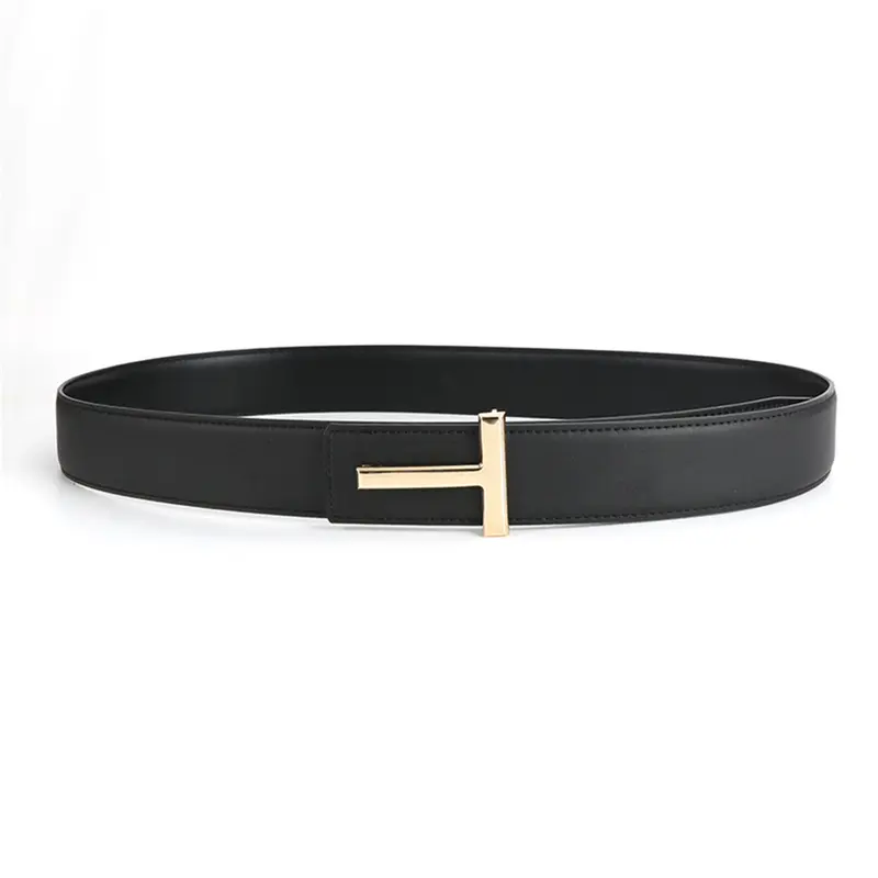 High Quality Business Men Belt Luxury Brand Designer famous Leather Belts for men Jeans Strap Male Metal Buckle work belt - Image 7