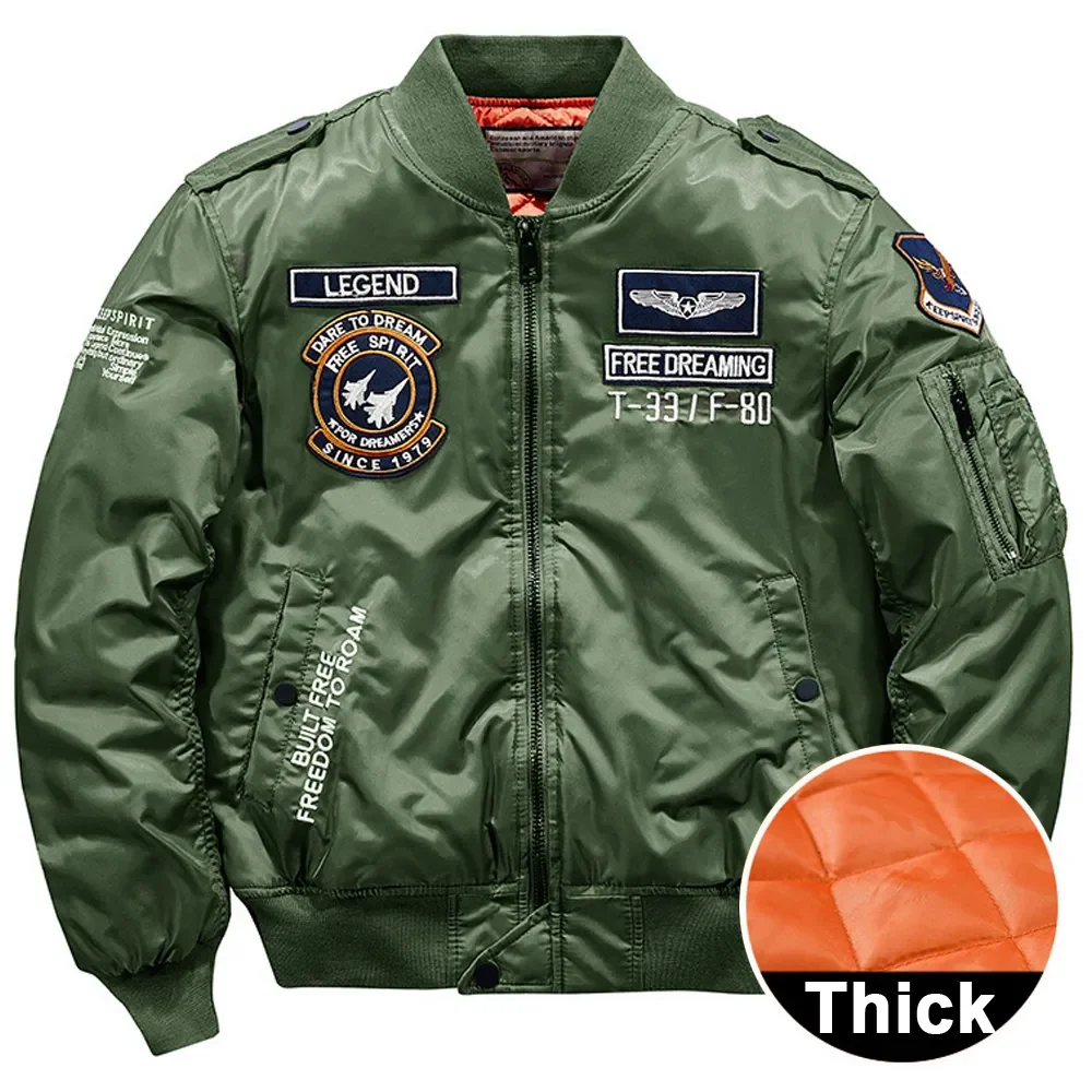 

Winter 2023 Man jackets new bomber coat racing motorcycle Clothes luxury aviator tactical Field vintage military men Clothing