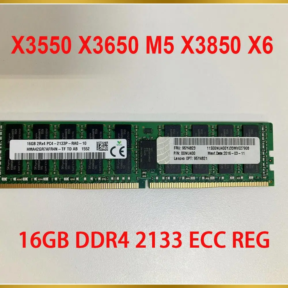 Server Memory For IBM RAM X3550 X3650 M5 X3850 X6 95Y4823 95Y4821 00NU400 16GB DDR4 2133 ECC REG 1 Server Memory For IBM RAM X3550 X3650 M5 X3850 X6 95Y4823 95Y4821 00NU400 16GB DDR4 2133