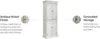 Furniture supplies Homestyles Americana Off-White Pantry, 72"H 4