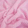 67*99cm Baby Blanket Thickened Solid Color Flannel Pineapple Plaid Baby Swaddle Blanket Children Sofa Blanket Throw Blanket 3