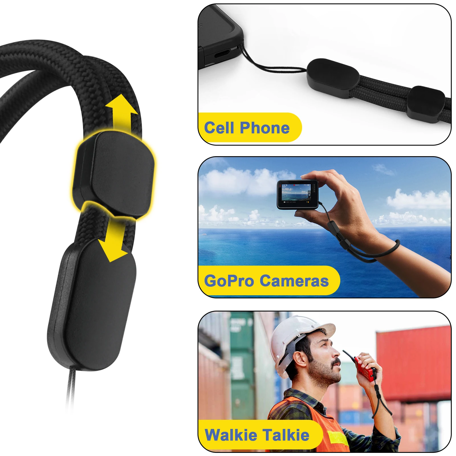Nylon Wrist Strap Colors