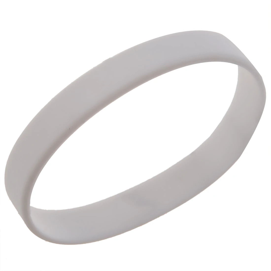 

Fashion Silicone Rubber Elasticity Wristband Wrist Band Cuff Bracelet Bangle White