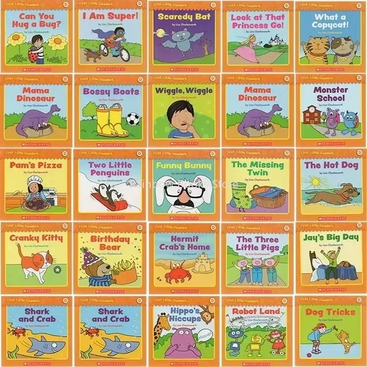 5 Box/Set 116 Books First Little Readers Learn To Read for Parents Educational Toy Classroom English Storybook Kids Gift Book