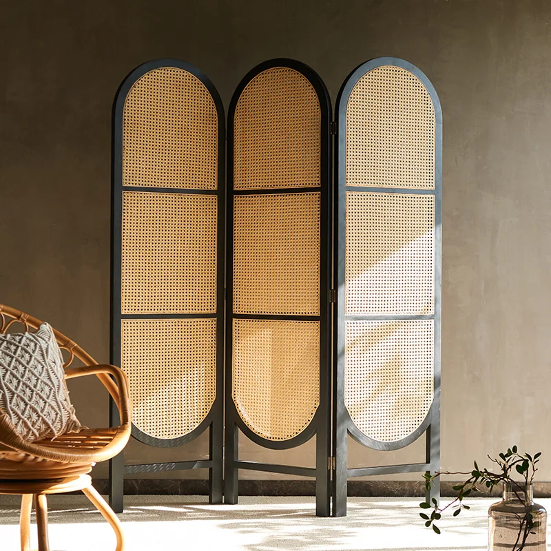 

The product can be customized.Nordic screen folding folding screen living room simple modern Chinese style simple office solid w