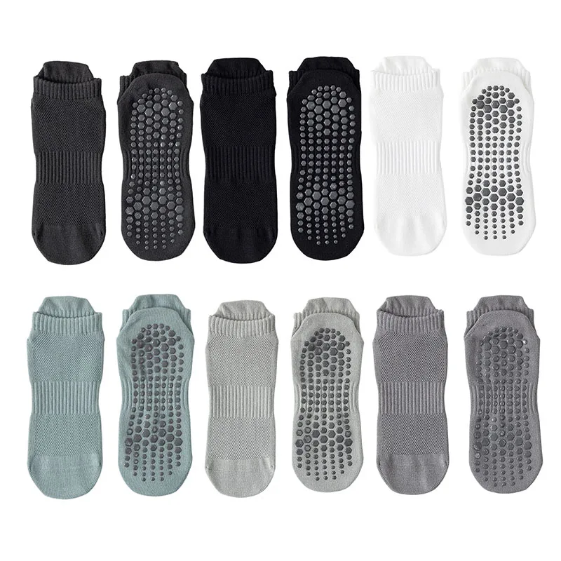 Men's Thin Cotton Non-slip Grip Yoga Socks