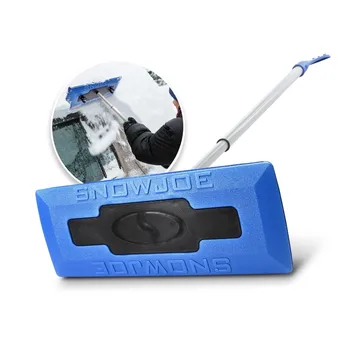 Snow Joe Windshield Ice Scraper/Broom, Blue 1