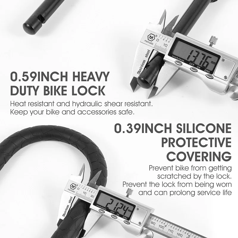 Bicicleta In Gauge Bike Lock Bicycle Anti-theft Reflective Chain