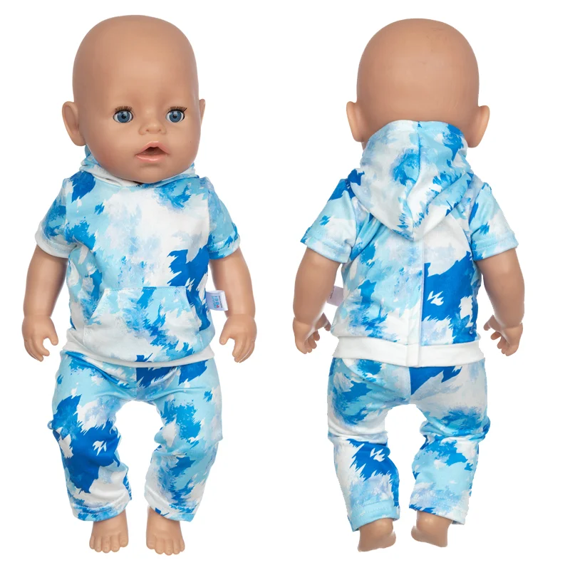 Doll Clothes Baby Doll Camouflage Coat 17" Reborn Children Gift Toys Costume
