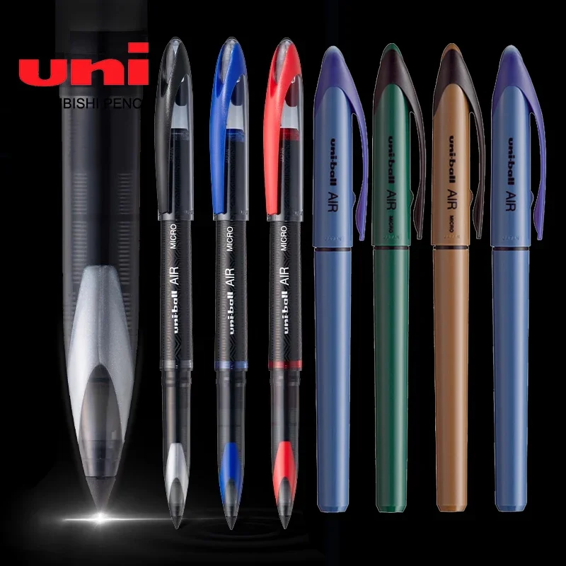 

1Pcs Uni-Ball Air Roller Ball Gel Pen UBA-188/UBA-188C Black Technology Free Ink Control Straight Liquid Signature Pen 0.7/0.5mm