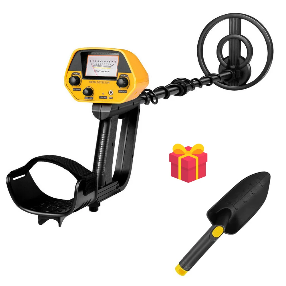 Lightweight Metal Detector with 20cm Waterproof Search Coil, 28-108cm Metal Finder for Kids Adults Beginners, Disc & All Metals