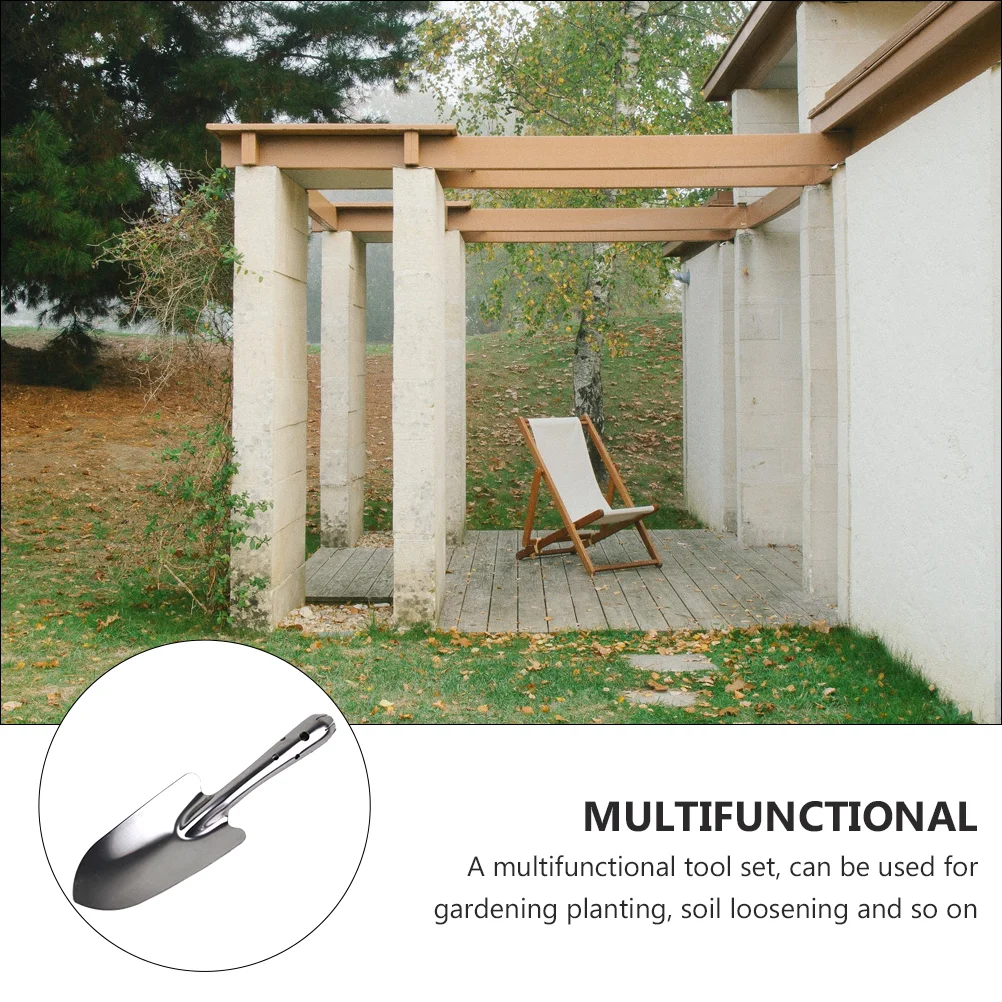 2 Pcs Household For Garden Planting Spade Scoop Gardening Tools Trowels Supplies