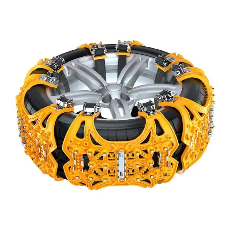 

Car Tire Chain Automobile Tire Crawler Anti-Slip Chain Universal Weather-Resistant Tire Snow Chain For Car Off-Road Vehicle SUV